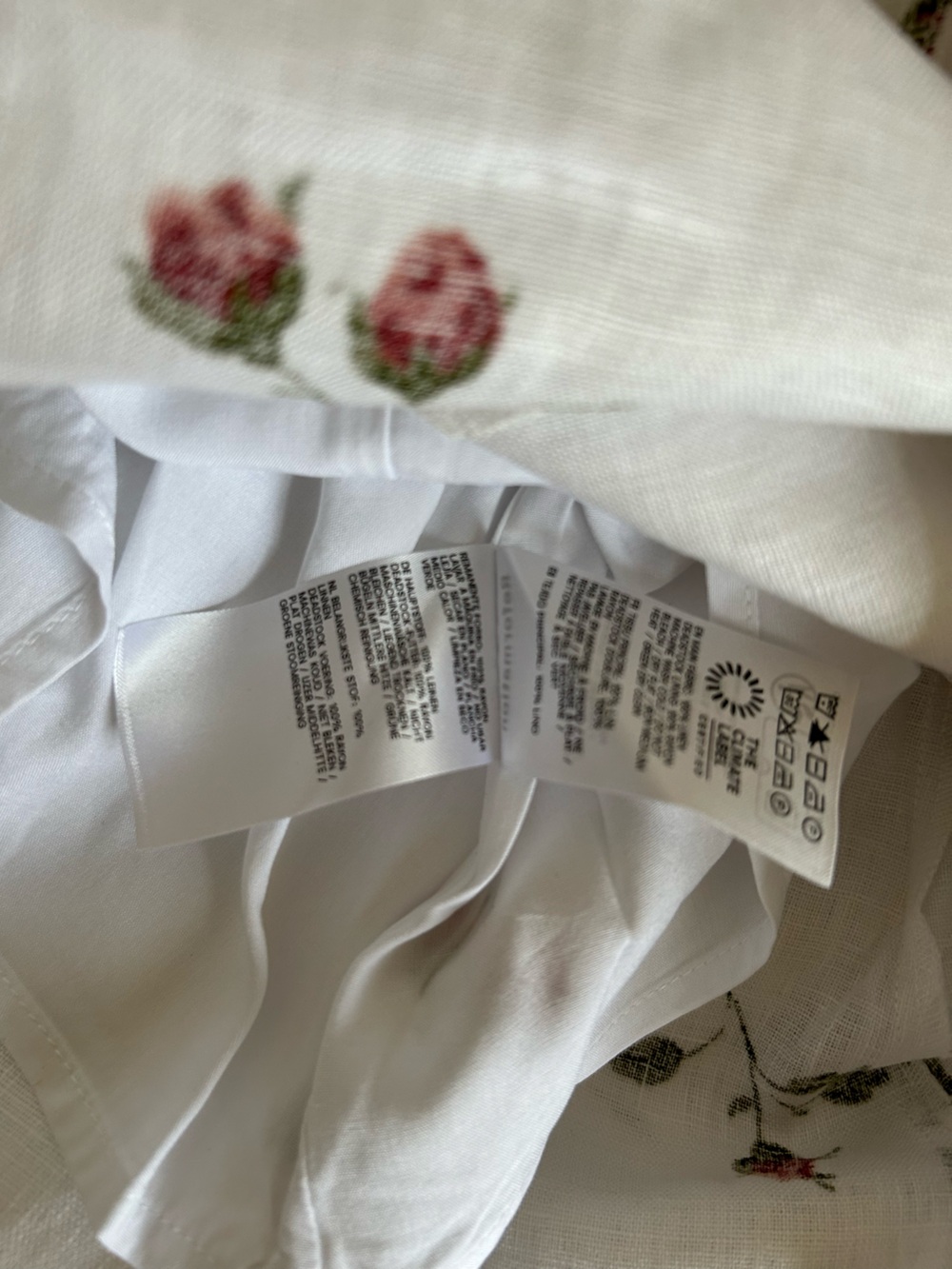 Reformation Cecilia Linen Midi Dress US4 Floating Rose Floral French - Picture 10 of 11